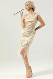 Gatsby Glitter Fringe 1920s Dress